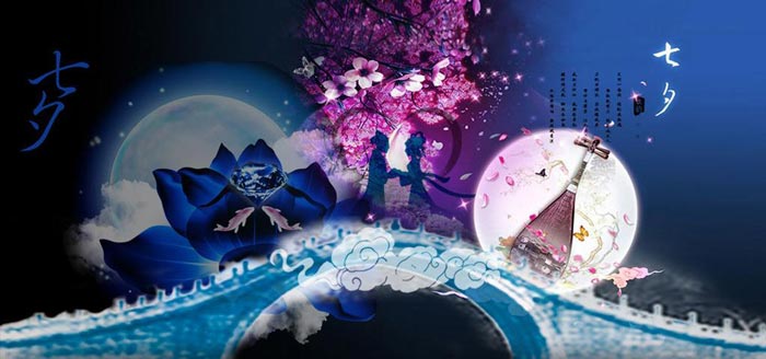 七夕節(jié)主畫面設(shè)計(jì)